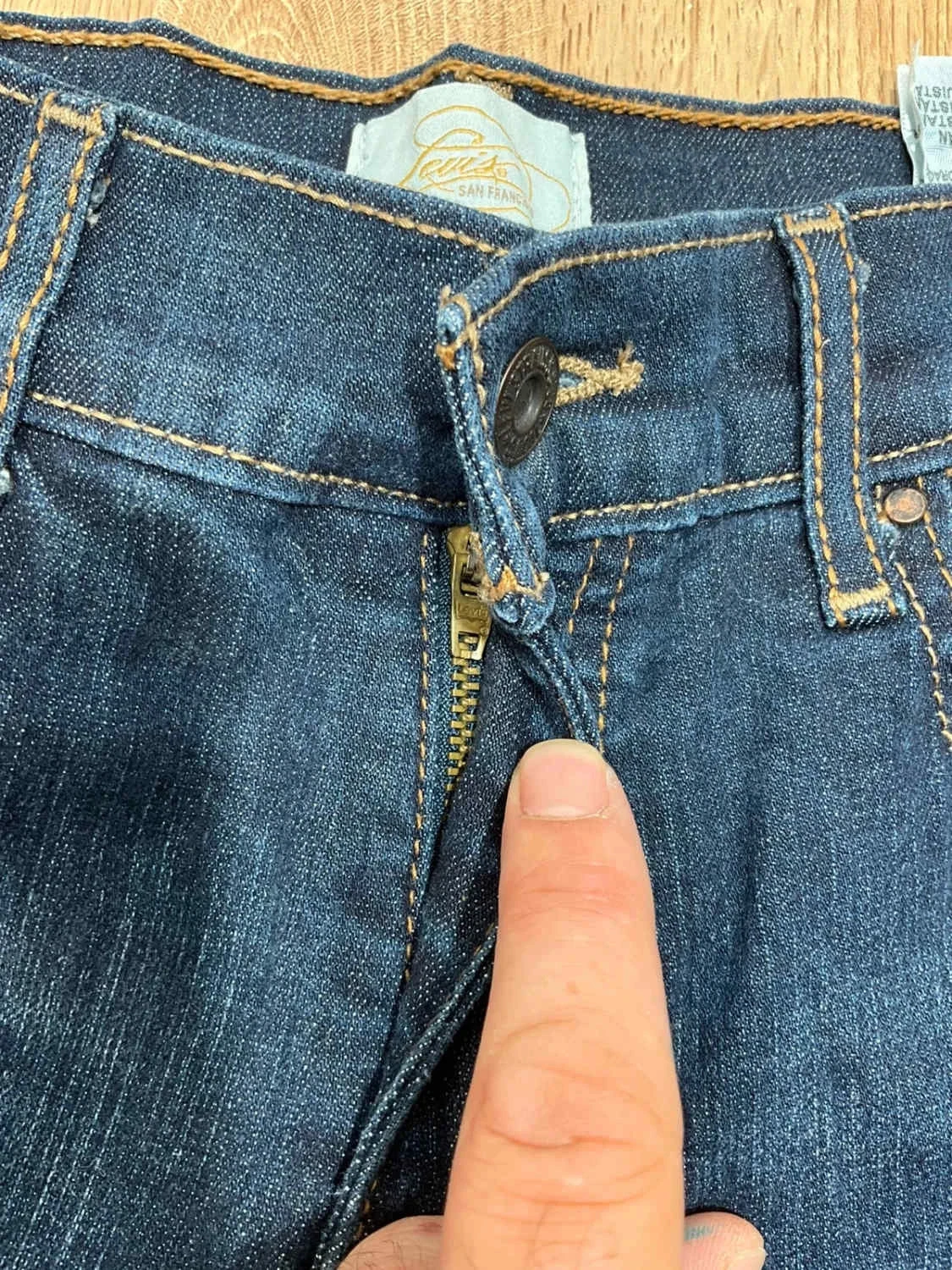 Short Levi's 512 Perfectly Slimming 10 Chic Femme Bleu foncé Slv002 – photo 8